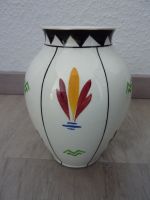 Blumenvase * Villeroy & Boch 1377 * Creme Schwarz Rot Gelb Grün Baden-Württemberg - Zimmern ob Rottweil Vorschau