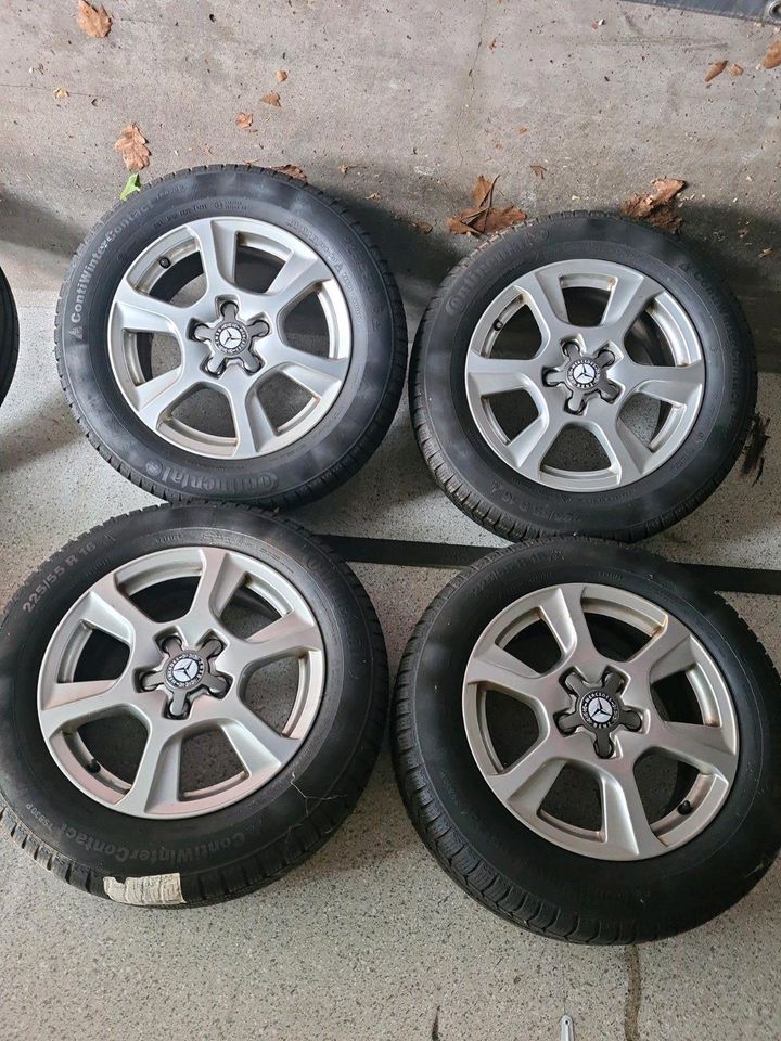 4x Winterreifen Audi ALU Felgen 225/55R16 in Bergkamen