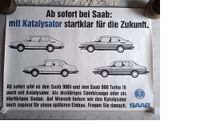 Saab 900 Werbeplakat Bonn - Bad Godesberg Vorschau