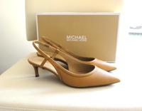 Michael Kors Slingpumps MK Pumps Leder beige Gr.38 Rheinland-Pfalz - Trier Vorschau