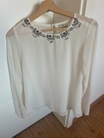 Multiblu Bluse Gr. 38 M weiß Langarm fast neu mit Steinen Bayern - Michelau i. OFr. Vorschau