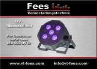 UV Schwarzlicht LED Strahler Mieten (kann auch alle RGB Farben) Bayern - Weisendorf Vorschau