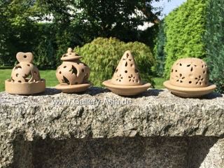 Steinzeug Duftkegellampen in versch. Designe Set 40€ in Wermelskirchen