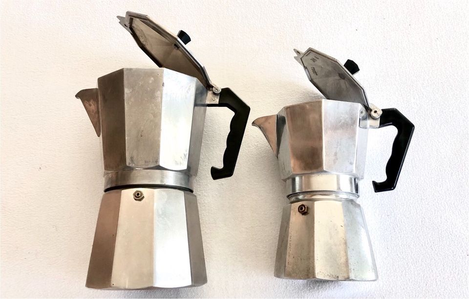 Espressokocher, Maschine, Aluminium, Dekoration in Reiser Gem Gars