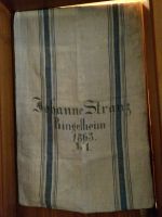 Historischer Leinensack, Mehlsack  von 1863, Niedersachsen - Bad Gandersheim Vorschau