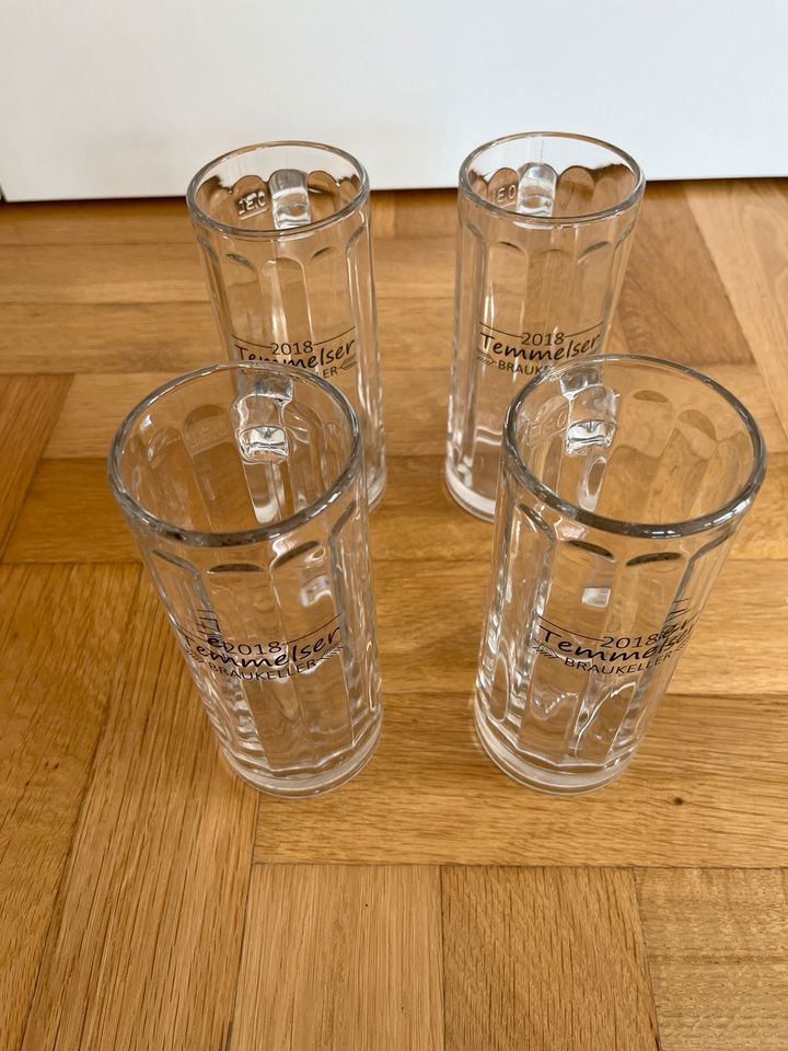 Biergläser 4er Set 300ml 0,3 Liter Glas in Heidelberg