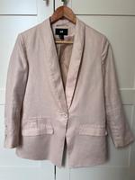 H&M Damen Blazer Creme Rose  Gr 38 Leinen Look Dortmund - Huckarde Vorschau