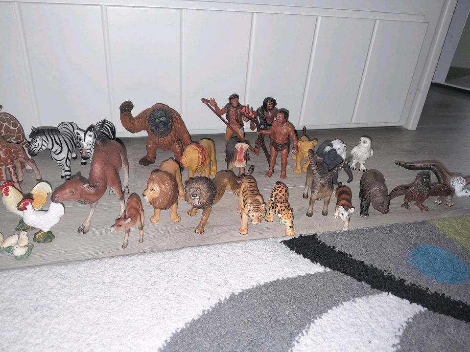 Schleich und bullyland Figuren 110 Stück in Metzingen