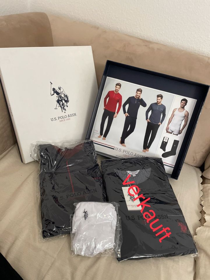 NEU U.S. Polo Assn. Herren Pyjama Set + boxershorts in Berlin