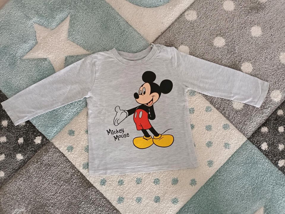 Sweatshirt Langarmshirt Mickey Mouse Disney Gr. 86 in Großrosseln