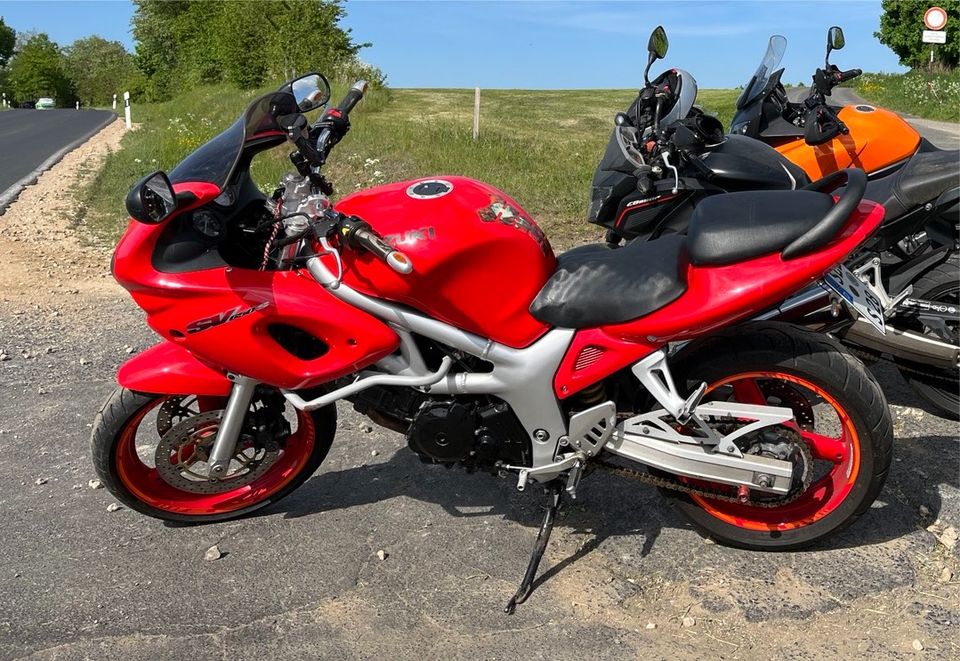 Motorrad Suzuki GS 650 S , SV 650 viel Zubehör in Dahlem