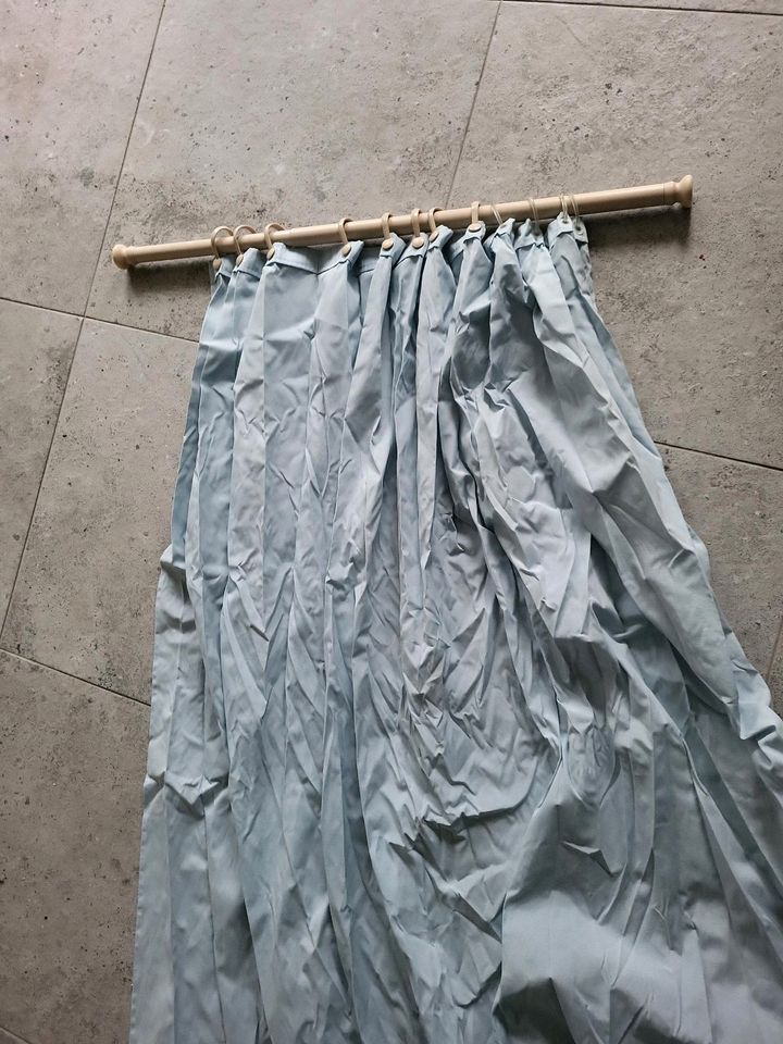 Badezimmer Dusche Vorhang Stange Kunststoff beige 92 cm einfach in Seelze