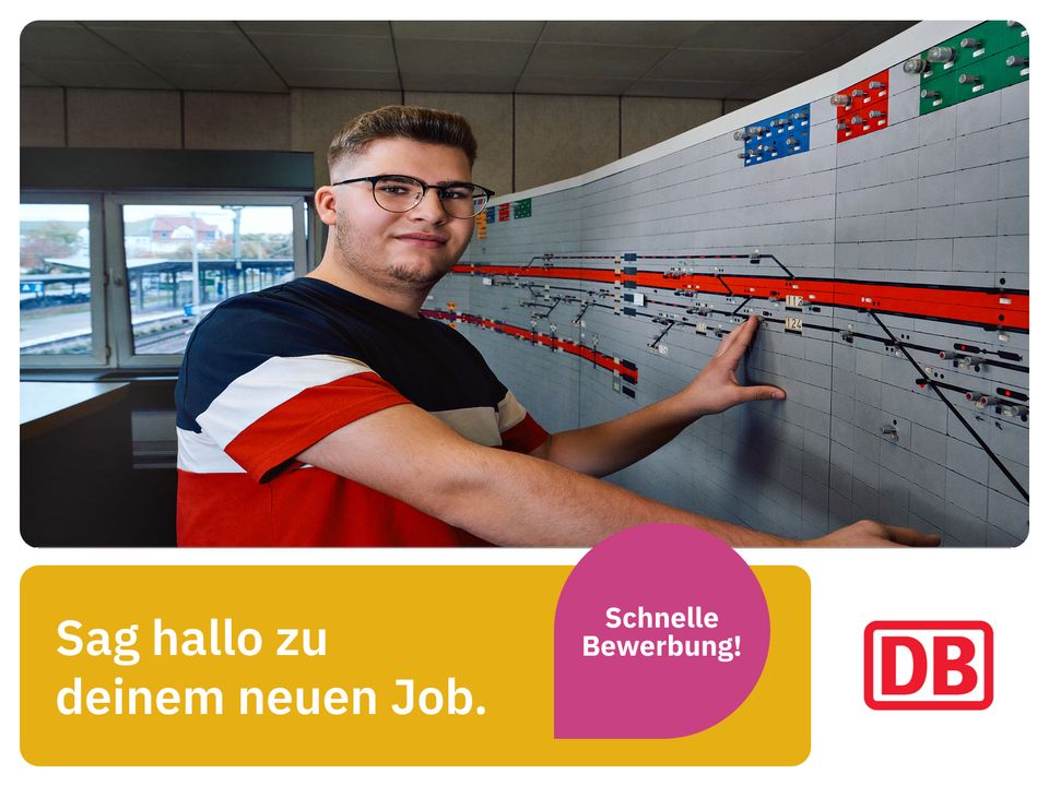 Ausbildung Zugverkehrssteuerer (w/m/d) (Deutsche Bahn) Ausbildungsplatz, Praktische Ausbildung, Ausbildung in Ulm Eisenbahn Bahnbetrieb Disponent Schienenverkehr in Ulm