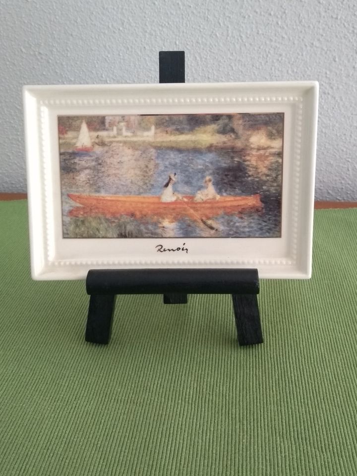 Goebel Artis Orbis Renoir Miniatur Porzellan-Bild auf Staffelei in Leipheim