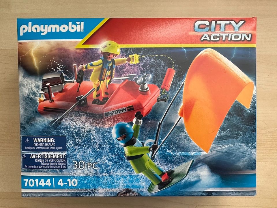 Playmobil city Action 70144 Seenot Kitesurfer-Rettung mit Boot in Kiel