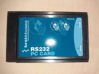 Serial seriell com Port  DB9 PC Card RS232 PCMCIA Karte Brainboxe München - Schwabing-West Vorschau