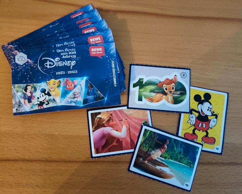 Rewe Sammelsticker 100 Jahre Disney in Wuppertal