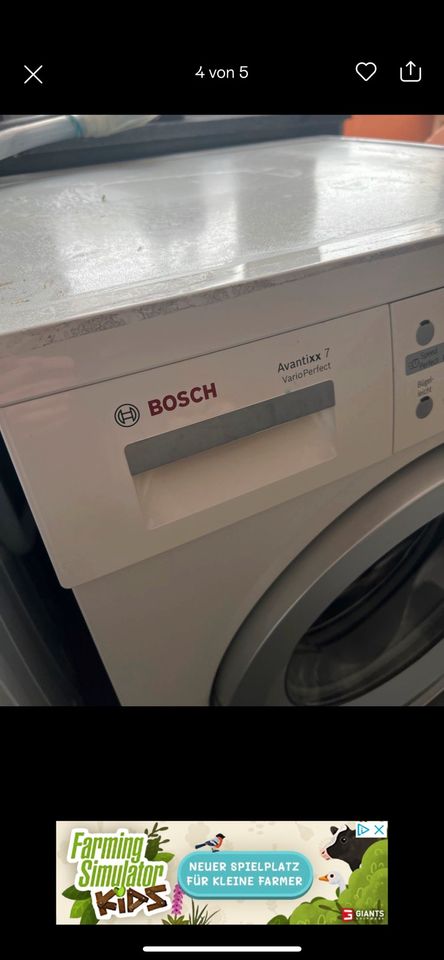 BOSCH Waschmaschine AVANTİXX 7 in Duisburg