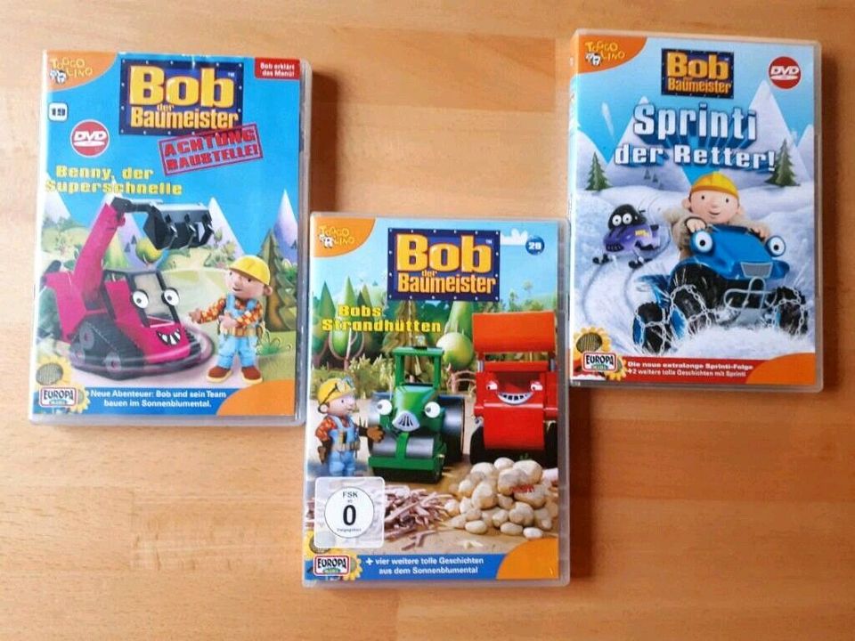 3 DVDs Bob der Baumeister in Eslarn