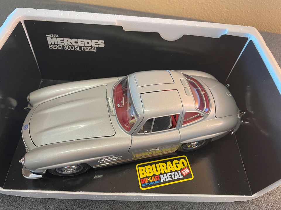 Bburago: Mercedes Benz 300 SL (1954) Code Nummer 3013, OVP, 1:18 in Ebermannstadt