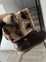 Winter Stiefel gefüttert s.Oliver Größe 40 Weitschaft Fell Boho Niedersachsen - Wittingen Vorschau