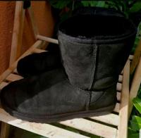UGG damen Lammfellstiefel gr.41 schwarz West - Unterliederbach Vorschau