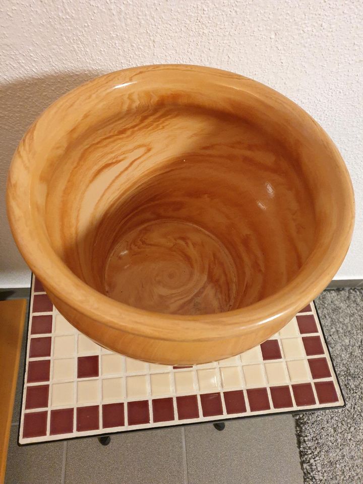 Pflanztopf Terracotta Farben, (Ø x H): ca. 28 x 23 cm Neuwertig in Rheinböllen