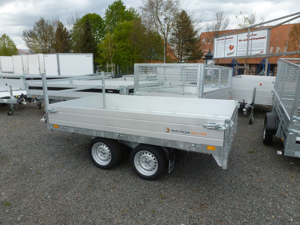 Kipper 2700 Kg NEU SARIS 276x150x30 cm 100 km/h H-Gestell in Breitenworbis