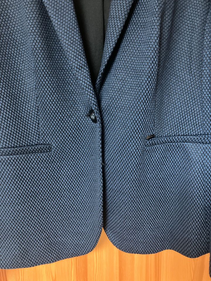 Blazer Esprit Gr.44 blau schwarz in Dunningen