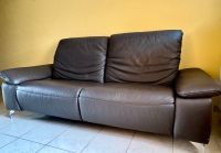 Leder Couch mit Hocker dunkelbraun - nur ein Jahr genutzt Nordrhein-Westfalen - Wachtberg Vorschau
