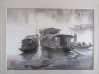 China Art – Seidenfadenbild aus China Stuttgart - Zuffenhausen Vorschau