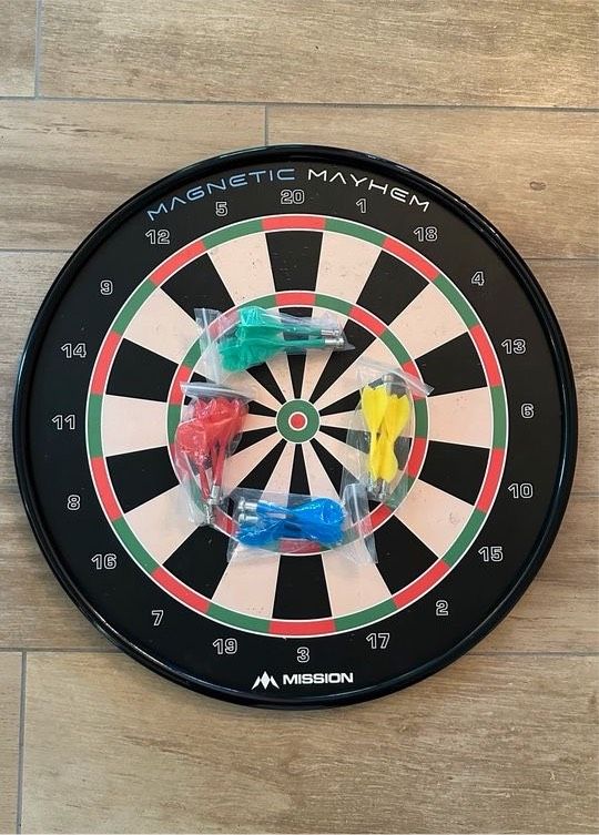 Magnet Dartboard Mission Mayhem für Kinder in Gievenbeck