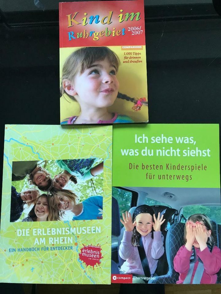 3x Kinder Bücher Kinderspiele für Unterwegs Erlebnismuseen in Mülheim (Ruhr)