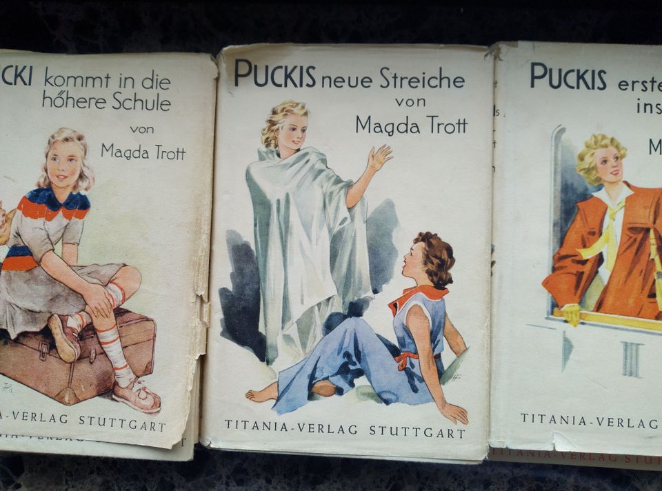 Nostalgie! Magda Trott kpl. 12 Mädchen-Bücher 1950er PUCKI in Plettenberg
