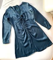 Zara Satin Kleid in petrol Gr.S ~Neu Bayern - Poing Vorschau