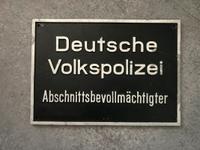Deutsche Volkspolizei Abschnittsbevollmächtigter Schild ABV DDR Sachsen - Pesterwitz Vorschau