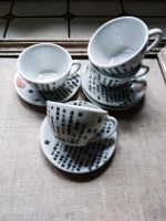 4 Espresso Tassen, Porzellan, chinesische Schriftzeichen, 4 Stück Bayern - Elsenfeld Vorschau