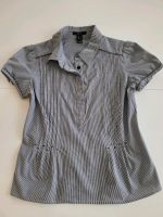 MNG (Mango) Kurzarm-Bluse Gr.M schwarz-weiß gestreift Hessen - Lahnau Vorschau