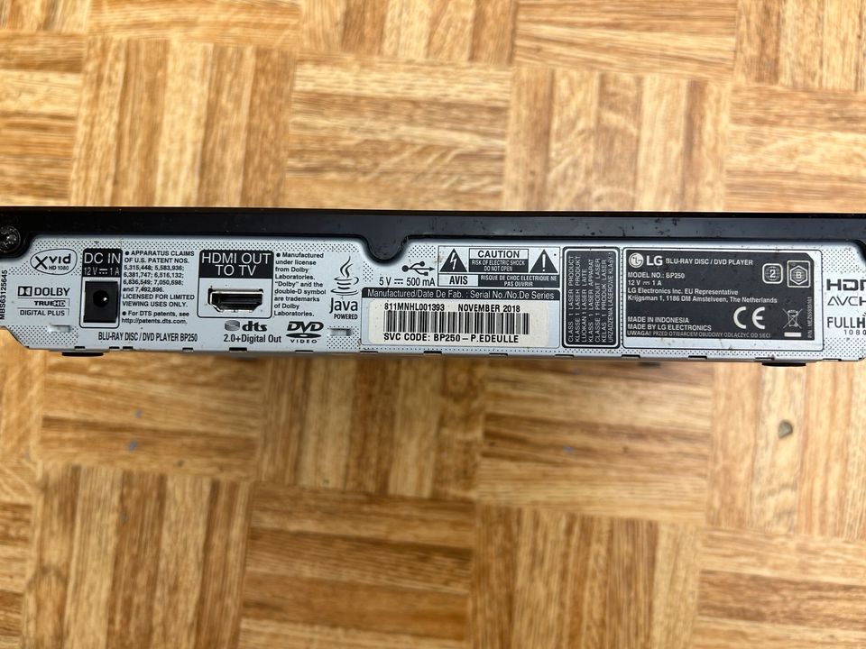 BluRay Player LG BP250 in Nordrhein-Westfalen - Kreuztal | DVD Player &  Recorder gebraucht kaufen | eBay Kleinanzeigen ist jetzt Kleinanzeigen