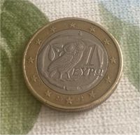 1 Euro Münze aus dem Jahr 2002 Eule Stuttgart - Stuttgart-West Vorschau