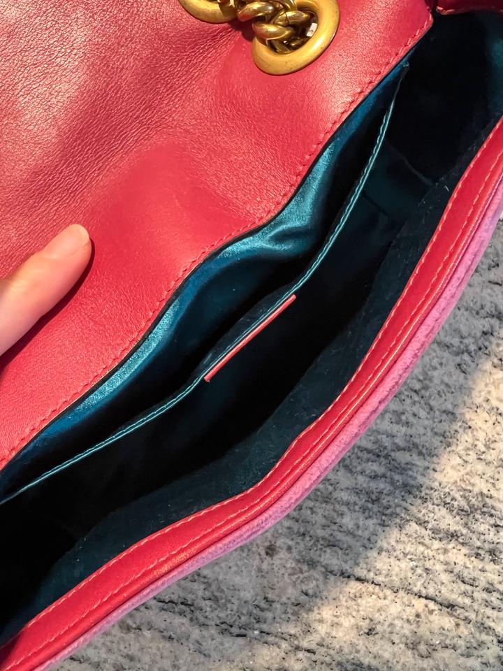 GUCCI MINI GG MARMONT Handtasche Tasche Samt Pink in Nordrhein Westfalen Ratingen kleinanzeigen