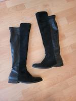 Tamaris Wildleder Overknee Stiefel schwarz 36 top Niedersachsen - Achim Vorschau