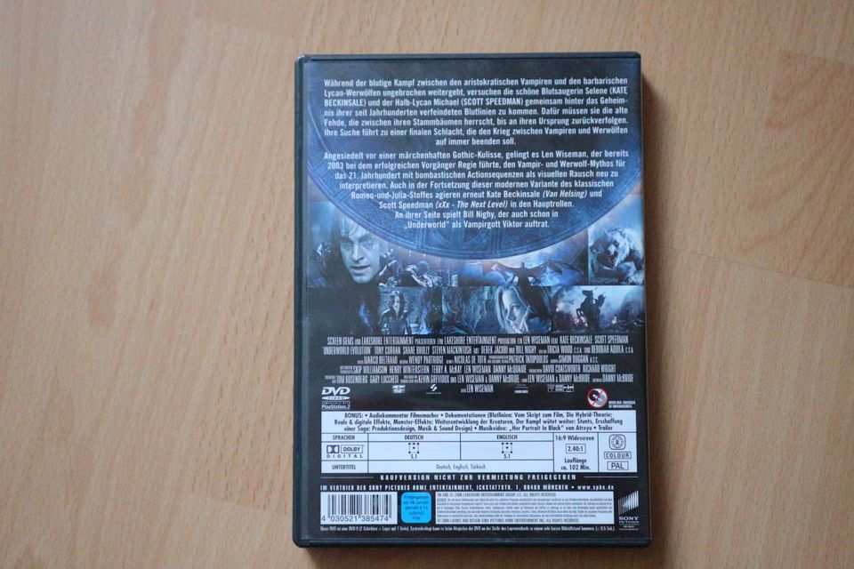 *DVD*UNDERWORLD EVOLUTION*Film ab 16* in Oer-Erkenschwick