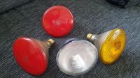 4 x Lampe Strahler von Sylvania rot gelb weiß E 27 Reflektor Baden-Württemberg - Dauchingen Vorschau