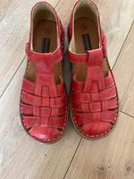 Loretta orthopädische Schuhe Sandalen Hand Made Leder rot 37!! Nordrhein-Westfalen - Mönchengladbach Vorschau