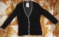 Strickjacke Cardigan H&M Gr.S-M 36-38 Black Ajour Sommer 3/4-Arm Kr. München - Ottobrunn Vorschau