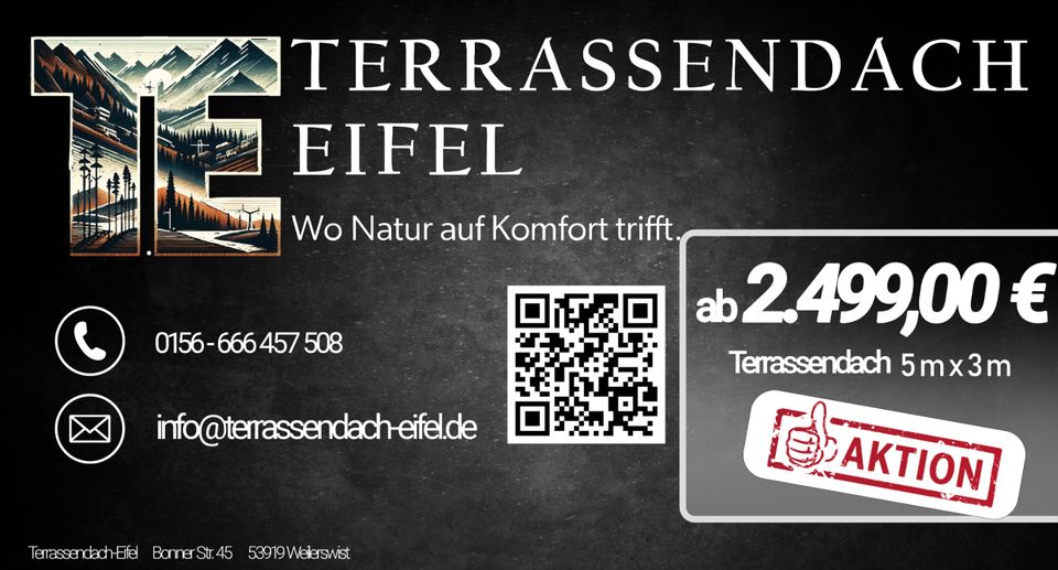 Ihr Experte für Terrassendächer und Wintergärten in Erftstadt