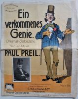 Original Couplets No.41 - Paul Preil - Ein vollkommenes Genie Hessen - Hünfelden Vorschau