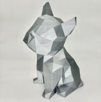 Bulldogge 3D Deko Frenchie Silber Nordrhein-Westfalen - Oberhausen Vorschau