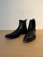 SANTONI Chelsea Boots Herrenschuhe schwarz Size 9.5 Größe 45 Baden-Württemberg - Kuppenheim Vorschau